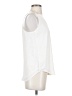 Ann Taylor LOFT 100% Polyester White Sleeveless Top Size XS - photo 4