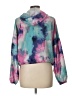 No Boundaries 100% Polyester Tie-dye Purple Windbreaker Size 11 - 13 - photo 2