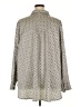 Lane Bryant 100% Polyester Houndstooth Silver 3/4 Sleeve Blouse Size 26 waist - photo 2