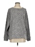 Lou & Grey Animal Print Gray Pullover Sweater Size S - photo 1