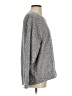 Lou & Grey Animal Print Gray Pullover Sweater Size S - photo 4