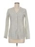 Max Mara Houndstooth Gray Long Sleeve Blouse Size EU (IT) 42 / US 6 - photo 1