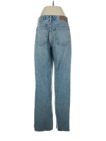 Madewell Baggy Straight Jeans in Olvera Wash (view 2)