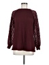 MIHOLL Burgundy Long Sleeve Blouse Size M - photo 1