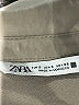 Zara 100% Polyester Tan Gray Long Sleeve Blouse Size S - photo 7