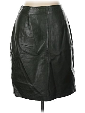 Linda Allard Ellen Tracy Faux Leather Skirt (view 1)