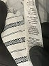 Chico's Stripes Silver Casual Pants Size Med (1) - photo 8