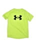 Under Armour 100% Polyester Green Active T-Shirt Size L (youth) - photo 1
