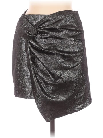 Zara Faux Leather Skirt (view 1)