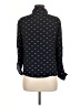 Love Notes 100% Rayon Print Black Long Sleeve Blouse Size M - photo 2