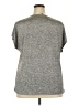 Lavish Gray Short Sleeve Top Size 3XL - photo 2