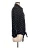 Love Notes 100% Rayon Print Black Long Sleeve Blouse Size M - photo 4
