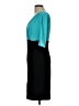 B. Smart Color Block Teal Cocktail Dress Size 10 - photo 5