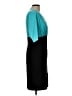 B. Smart Color Block Teal Cocktail Dress Size 10 - photo 4