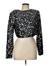 Alex & Sophia 100% Polyester Black Long Sleeve Top Size L - photo 1