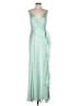 Mac Duggal 100% Polyester Green Cocktail Dress Size 8 - photo 1