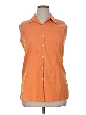 Crossroads Sleeveless Button-Down Shirt (view 1)