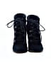Assorted Brands 100% Leather Blue Ankle Boots Size 7 - photo 2