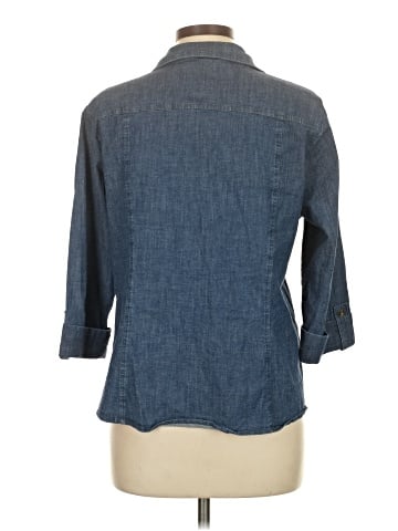 Anne Klein 3/4 Sleeve Button-Down Shirt (view 2)