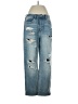 Flying Monkey 100% Cotton Hearts Blue Jeans Size 27 waist - photo 1