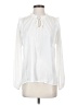 Left Coast by Dolan 100% Polyester Ivory Long Sleeve Blouse Size S - photo 1