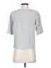 Eberjey Tweed Silver Gray 3/4 Sleeve T-Shirt Size S - photo 2