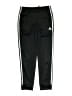 Adidas 100% Polyester Black Track Pants Size 10 - photo 1