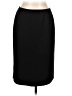 NIPON BOUTIQUE 100% Polyester Solid Black Formal Skirt Size 10 - photo 1