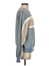 In Loom Color Block Blue Pullover Sweater Size S - photo 4