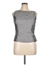 Gianni Gray Sleeveless Blouse Size 14 - photo 1