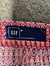 Gap 100% Polyester Plaid Red Casual Pants Size M - photo 4