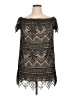 rue21 100% Nylon Black Sleeveless Top Size XL - photo 1