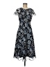 Reiss 100% Polyester Paisley Blue Cocktail Dress Size 6 - photo 1