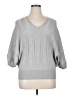 Adrienne Vittadini Gray Pullover Sweater Size XL - photo 1