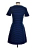 Madewell Stripes Black Blue Casual Dress Size 4 - photo 2
