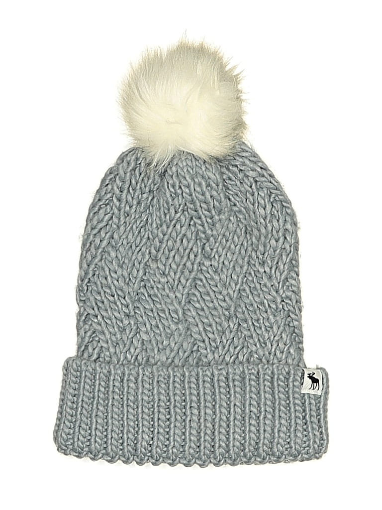 Pre-owned Abercrombie & Fitch Kids' Beanie Hat In Blue