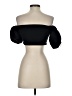 Zara Black Short Sleeve Top Size S - photo 2