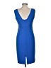 Amanda Smith Solid Blue Casual Dress Size 8 - photo 2