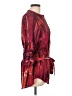 Calvin Klein 100% Polyester Burgundy Kimono Size L - photo 4