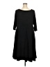 IGIGI Solid Black Casual Dress Size 22 - 24 Plus - photo 2