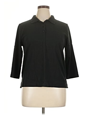 Hasting & Smith 3/4 Sleeve Button-Down Shirt (view 1)