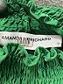 Amanda Uprichard 100% Polyester Green Long Sleeve Blouse Size M - photo 7