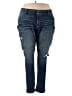 a.n.a. A New Approach Solid Blue Jeans Size 22 - photo 1