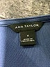 Ann Taylor Solid Blue Casual Dress Size 4 - photo 7