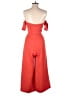 Free People 100% Polyester Red Orange Jumpsuit Size 8 - photo 2