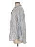 Unbranded Stripes Silver Long Sleeve Button-Down Shirt Size S (estimated) - photo 5