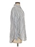 Unbranded Stripes Silver Long Sleeve Button-Down Shirt Size S (estimated) - photo 4