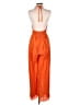 Shein 100% Polyester Solid Orange Jumpsuit Size 6 - photo 2