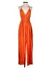 Shein 100% Polyester Solid Orange Jumpsuit Size 6 - photo 1