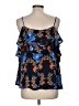 Jeans By Buffalo 100% Polyester Blue Sleeveless Blouse Size M - photo 2